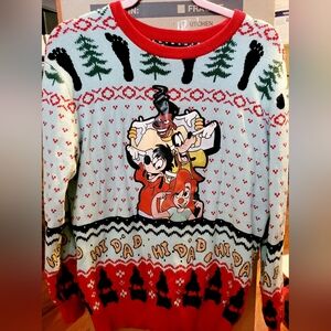 A Goofy Movie Christmas Sweater Mens Size Medium